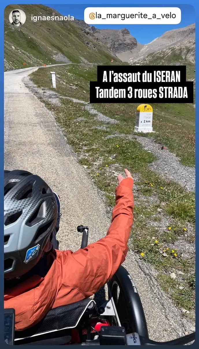 col en tandem Trike