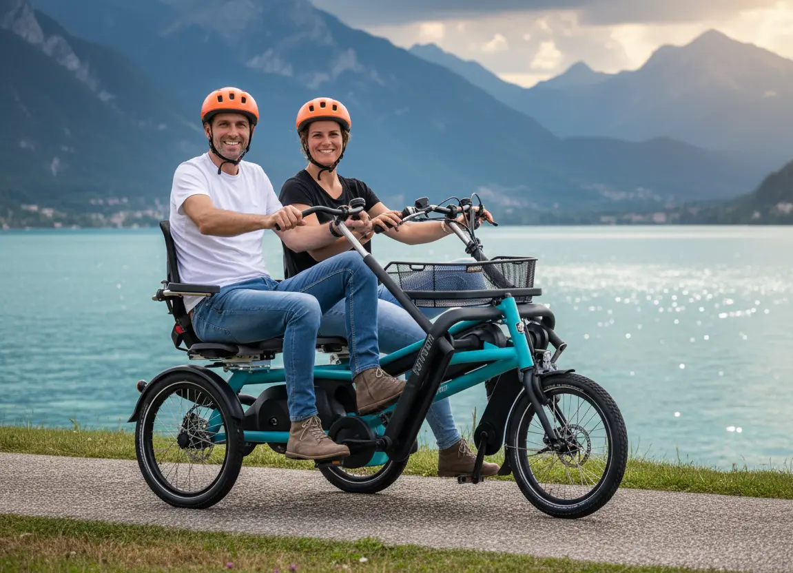 van raam FUN2GO tandem pour deux personnes duo handicap 