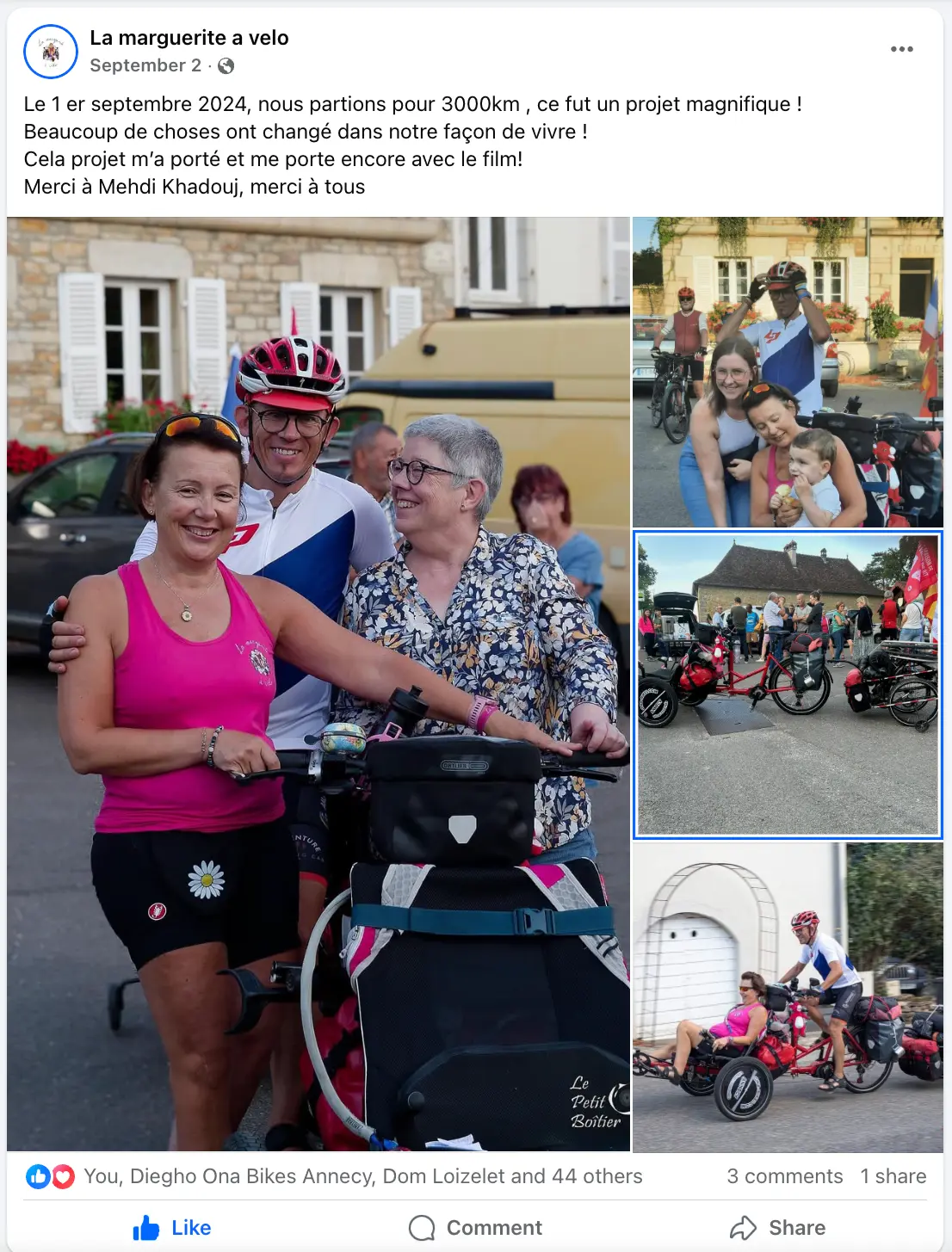 Tandem 3 roues PMR pour voyager