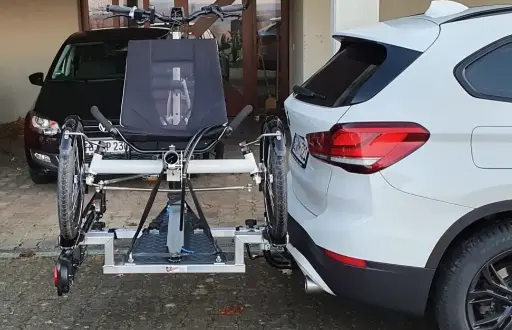 porte velo pour tandem ou tricycle adapté porte velo pour tandem ou tricycle adapté