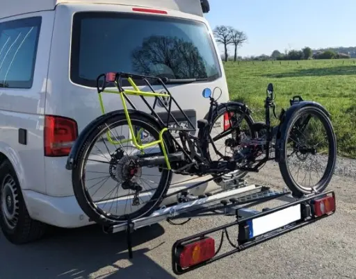 porte velo pour tandem ou tricycle adapté porte velo pour tandem ou tricycle adapté