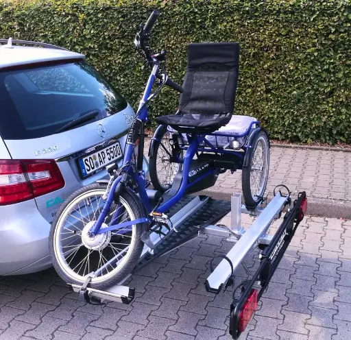 porte velo pour tandem ou tricycle adapté porte velo pour tandem ou tricycle adapté