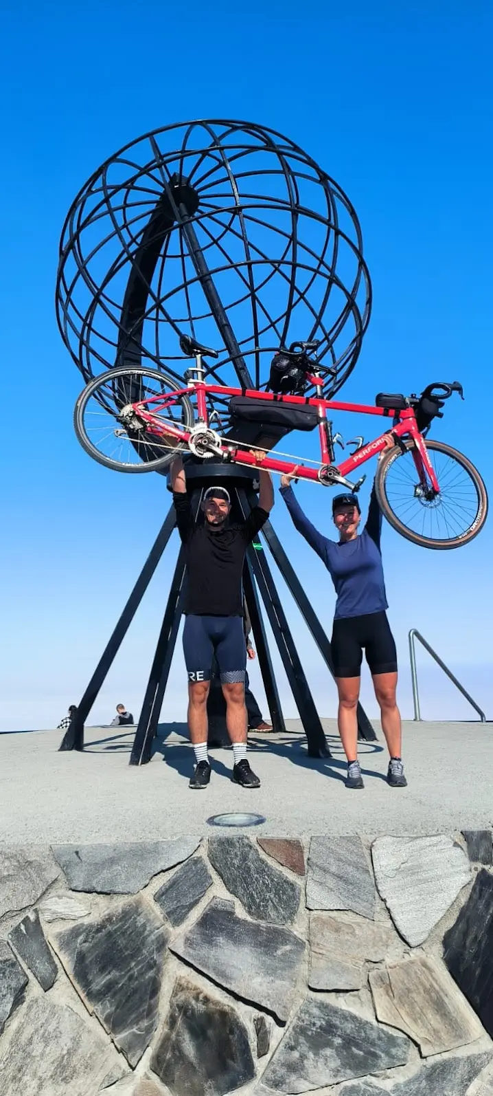 Cap Nord en tandem Tandem competition tout carbone Performer DUET Ultra leger