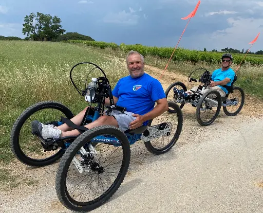 essais Handbike tout terrain electrique