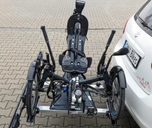 porte velo pour velo adapté tricycles