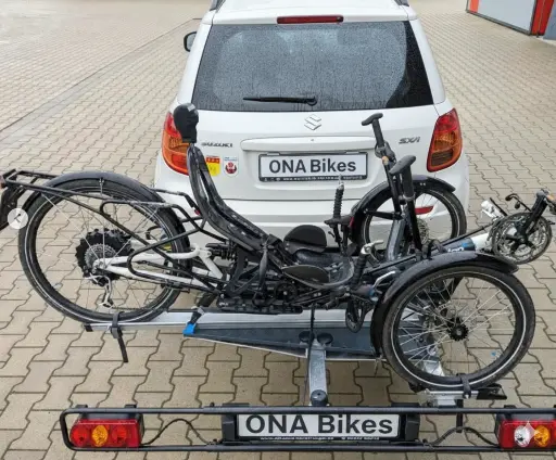 porte velo pour velo adapté tricycles