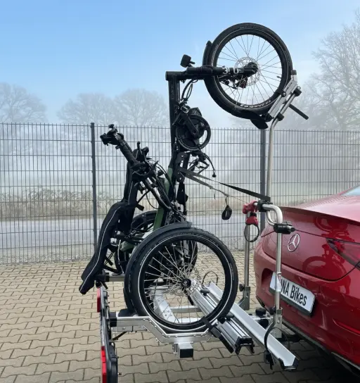 porte velo pour velo adapté tricycles