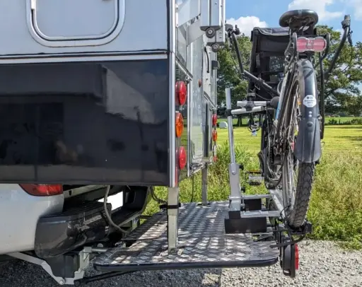 porte velo adapté tandem pour camping car