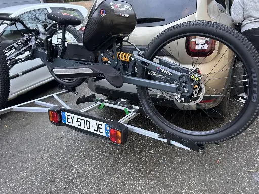 porte velo pour handbike tout terrain