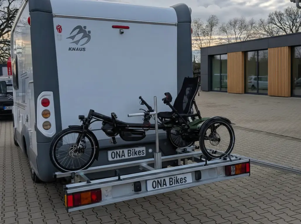 Porte tricycle sur mesure pour camping car