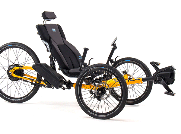 Tricycle couché electrique sans chaine