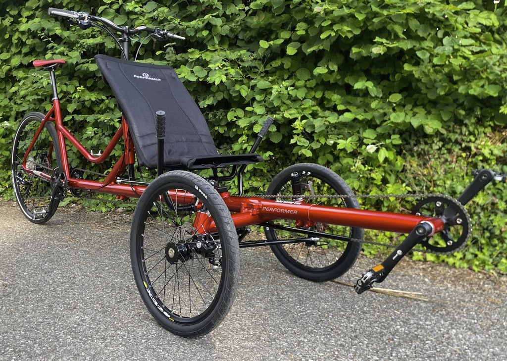 Tandem semi-couché PERFORMER 3 roues