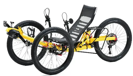 Tricycle adulte de 16 pouces, cadre en acier à haute teneur en carbone, 3 vélos à roues, tricycle de croisière avec panier de courses pour que les parents puissent ramasser et déposer